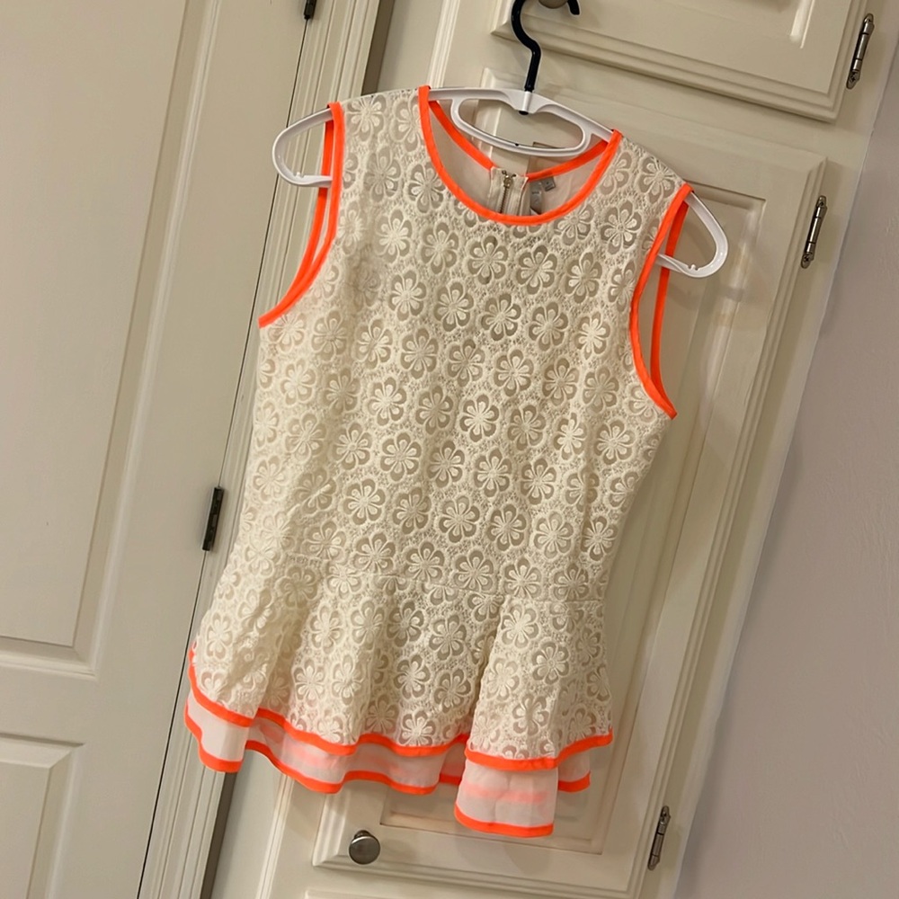 NEW Cute Peplum Crochet Top